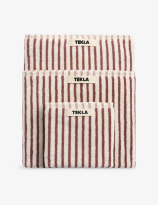Tekla Bordered Cotton Hand Towel 50cm x 80cm