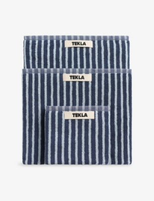 Tekla Bordered Cotton Hand Towel 50cm x 80cm