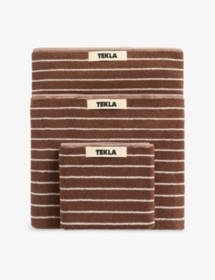 Tekla Bordered Cotton Hand Towel 50cm x 80cm