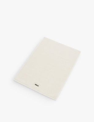 Tekla Bordered Cotton Bath Mat 70cm x 50cm