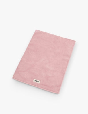 Tekla Bordered Cotton Bath Mat 70cm x 50cm