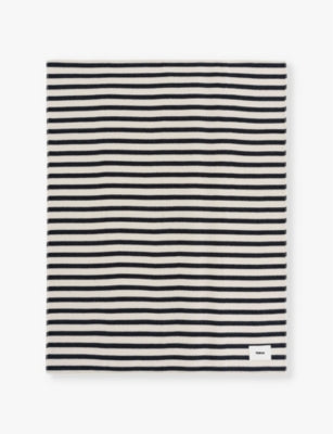 Tekla striped lambswool blanket 130x180 cm, UK version