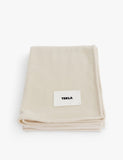 Tekla Striped Brushed-Texture Lambs Wool Blanket 130 x 180 cm
