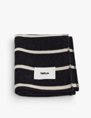 Tekla striped lambswool blanket 130x180 cm, UK version