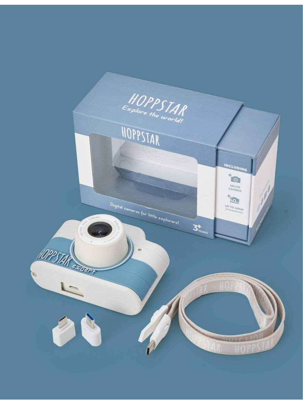 Hoppstar Kids' Expert digital camera, imported from the UK