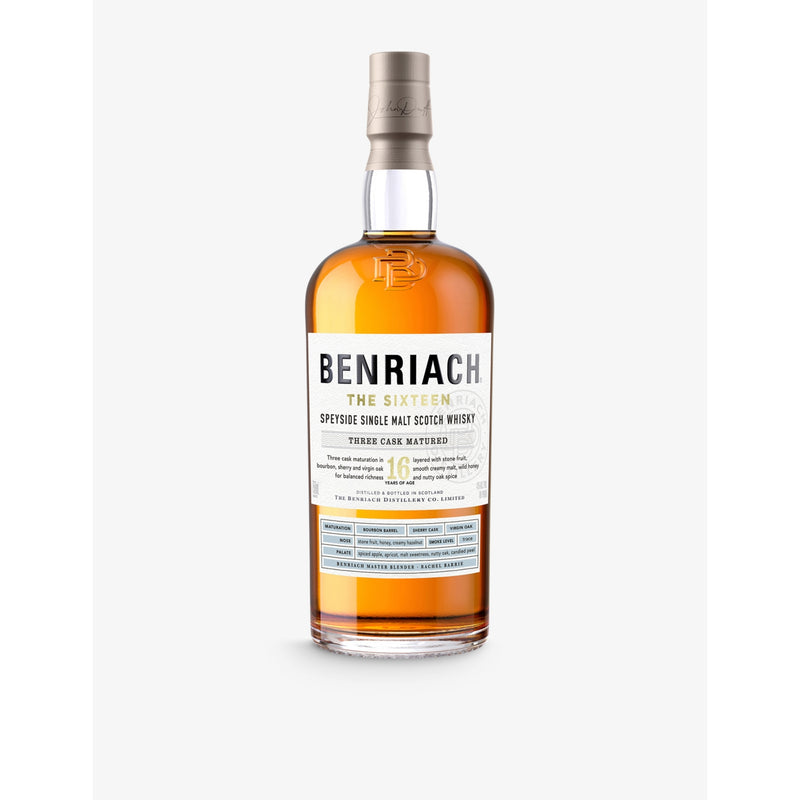 Benriach The Sixteen 16 Year Old whisky 700ml, imported from the UK