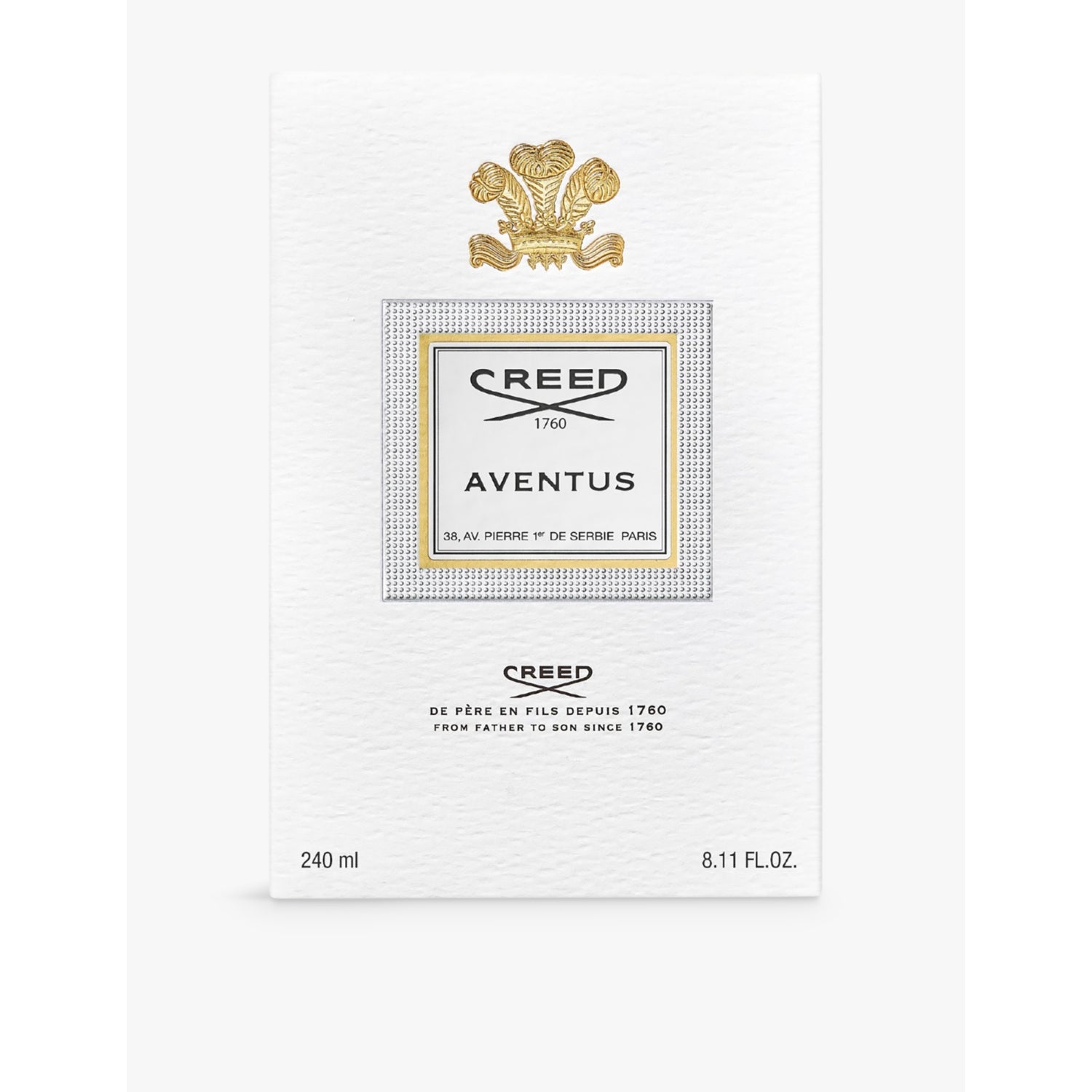 Creed Aventus eau de parfum 240ml bottle (British brand)