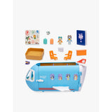 Bluey 3-in-1 Airplane transforming playset with Bluey and Bingo figures (British brand)