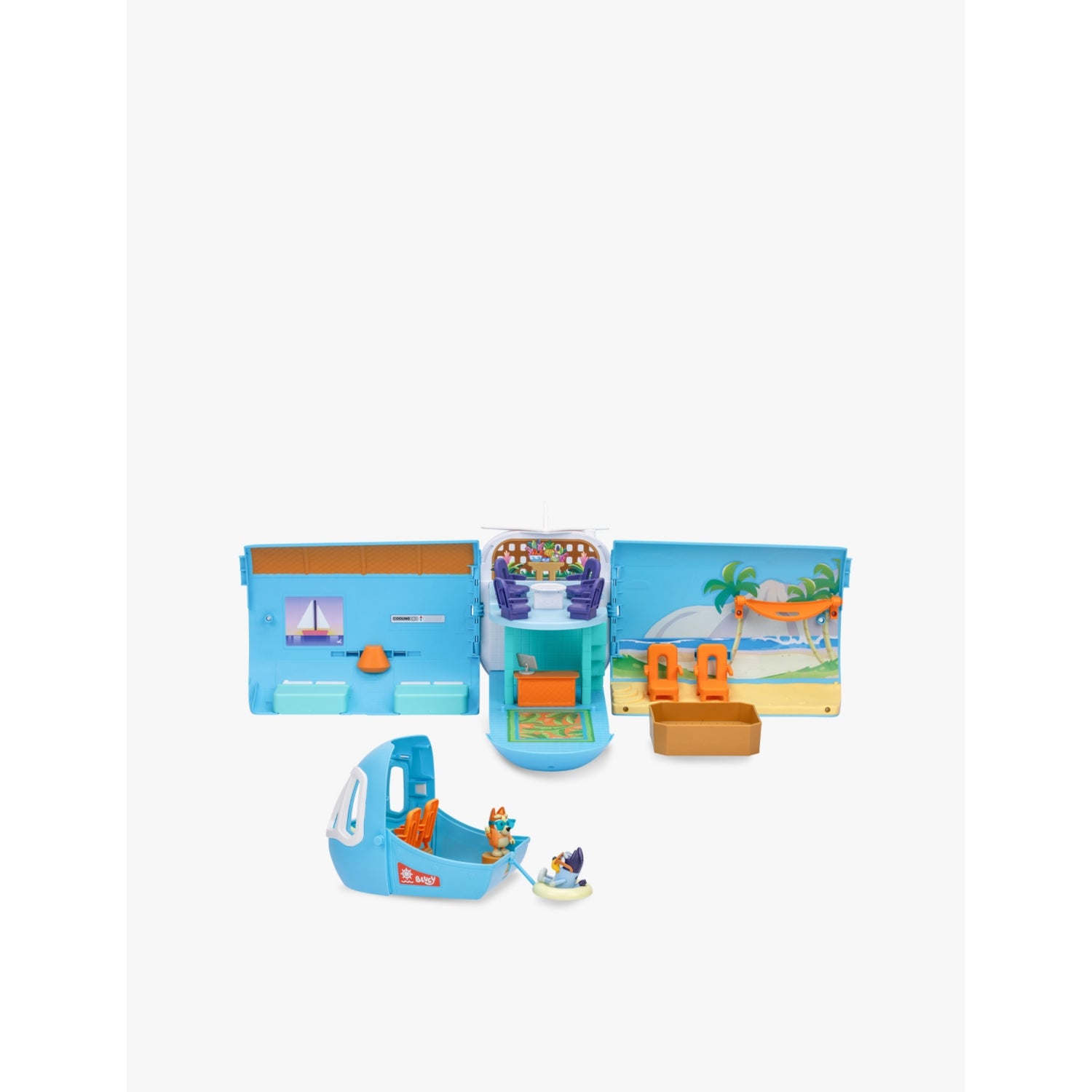 Bluey 3-in-1 Airplane transforming playset with Bluey and Bingo figures (British brand)