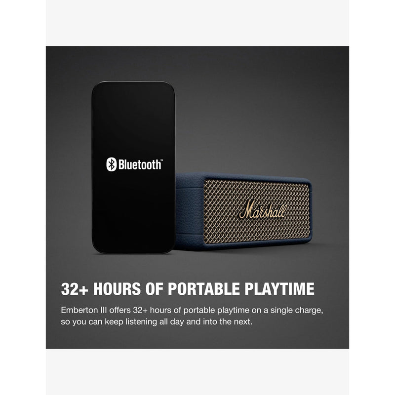 Marshall Emberton III portable Bluetooth speaker - British product