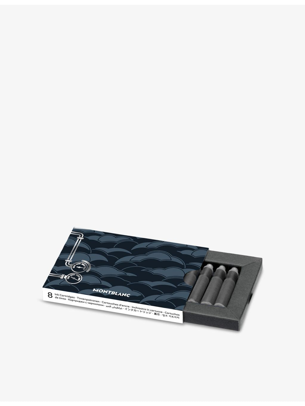 Montblanc Meisterstück blue ink cartridge set of 8 - British product