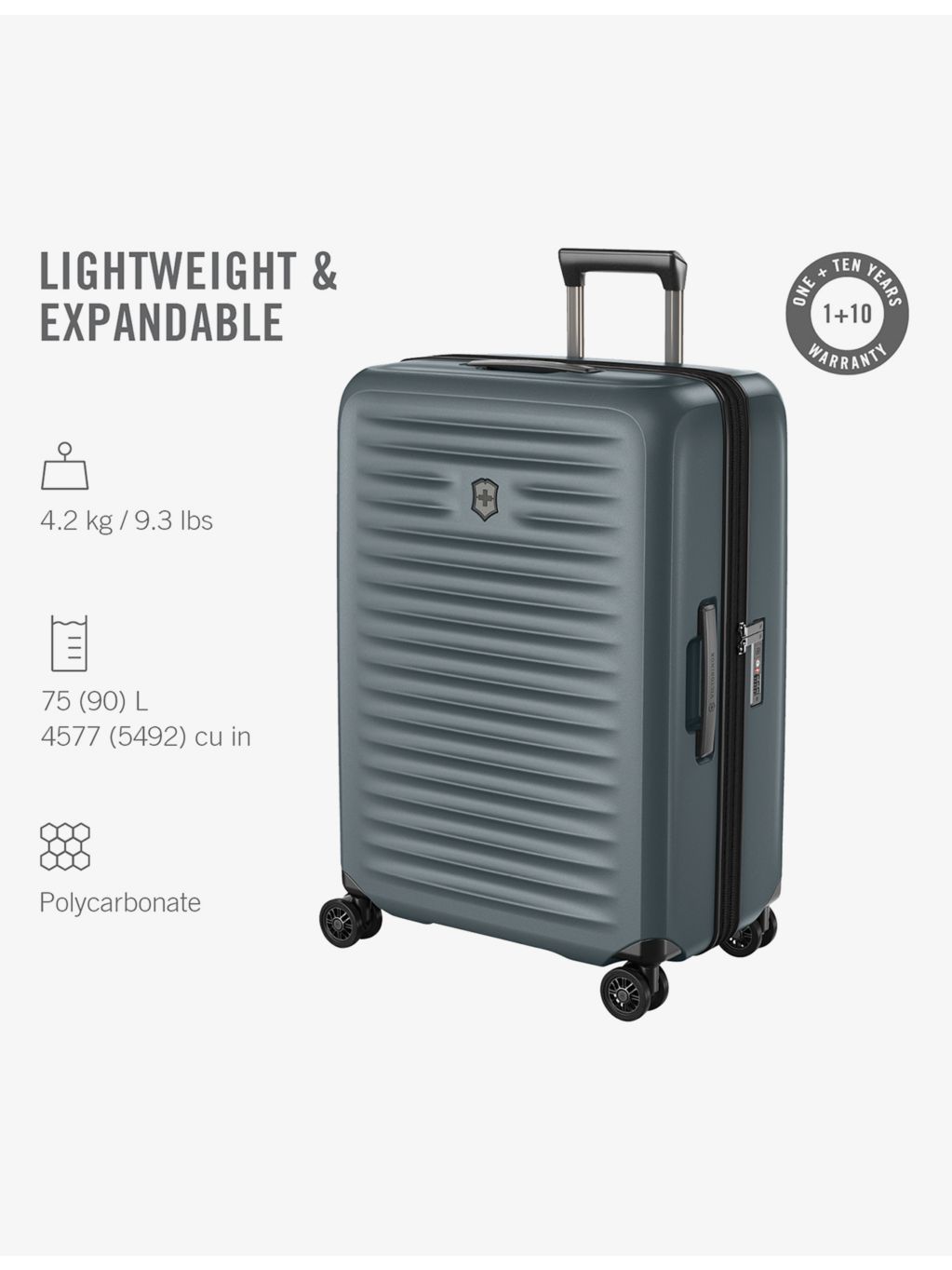 Airox Advanced medium hardside suitcase 69cm, UK version