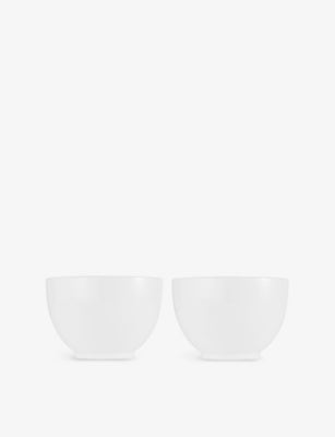 Christofle Mood porcelain espresso mugs set of two, imported from the UK