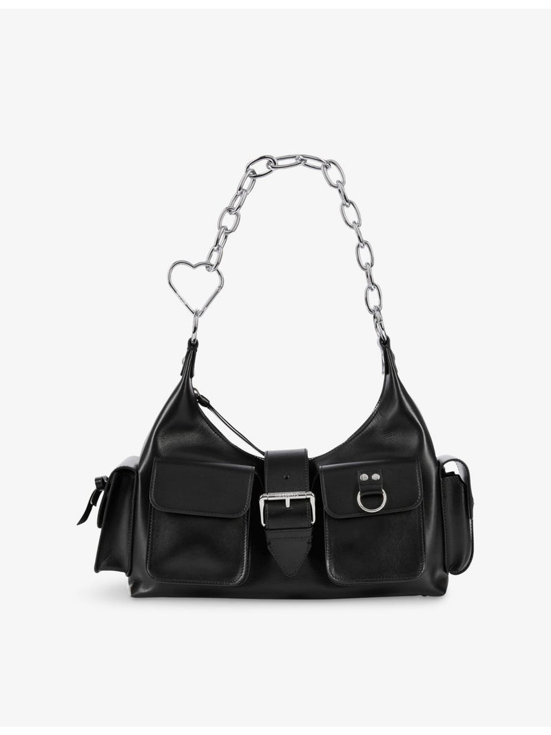 The Kooples leather shoulder bag Amelia chain-handle - British product