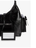 The Kooples Amelia leather shoulder bag, imported from the UK