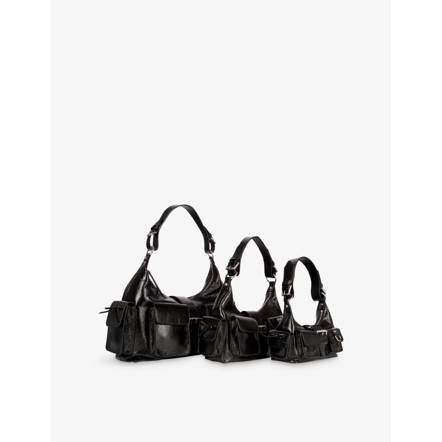 The Kooples Amelia leather shoulder bag, imported from the UK