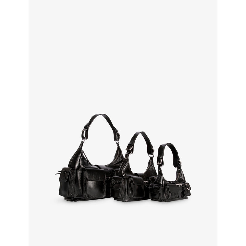 The Kooples Amelia leather shoulder bag, imported from the UK