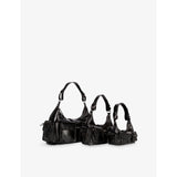 The Kooples Amelia leather shoulder bag, imported from the UK