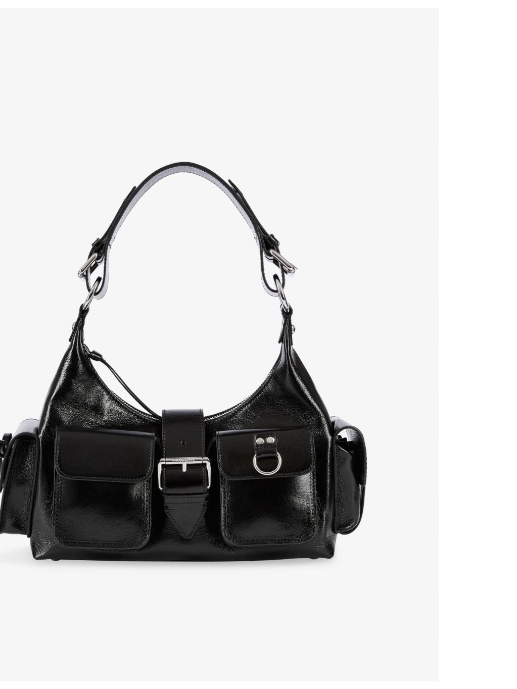 The Kooples Amelia leather shoulder bag, imported from the UK