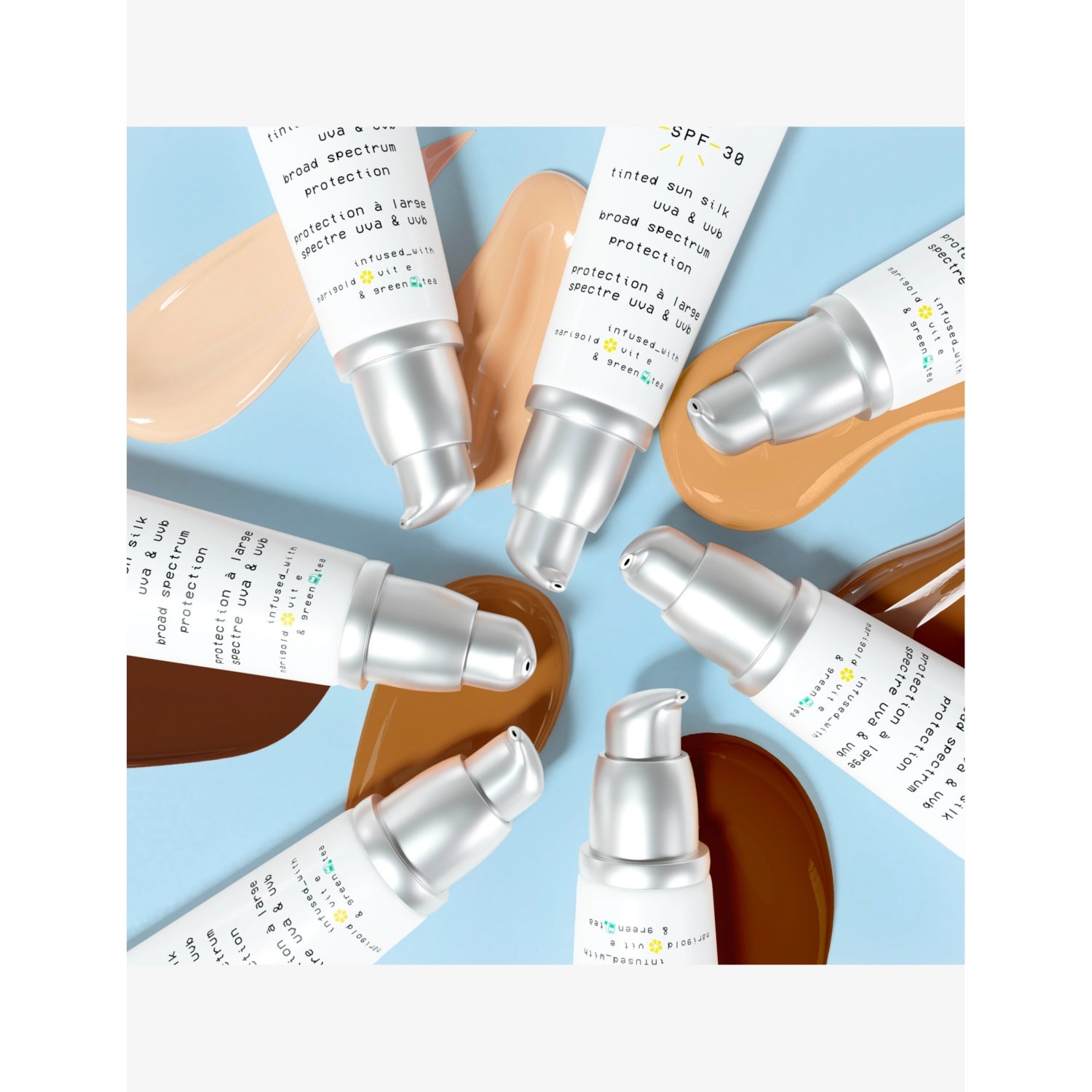 Glow Hub tinted facial sunscreen SPF 30 50ml (British brand)