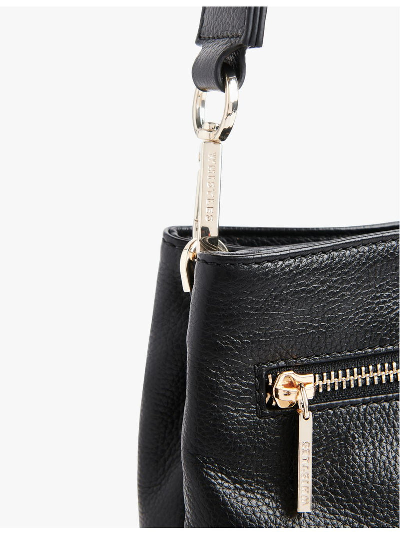 Whistles Dion double-pouch leather bucket bag, UK version