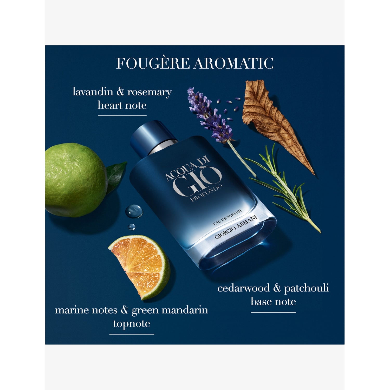 Giorgio Armani Acqua di Giò Profondo eau de parfum 50ml - British product