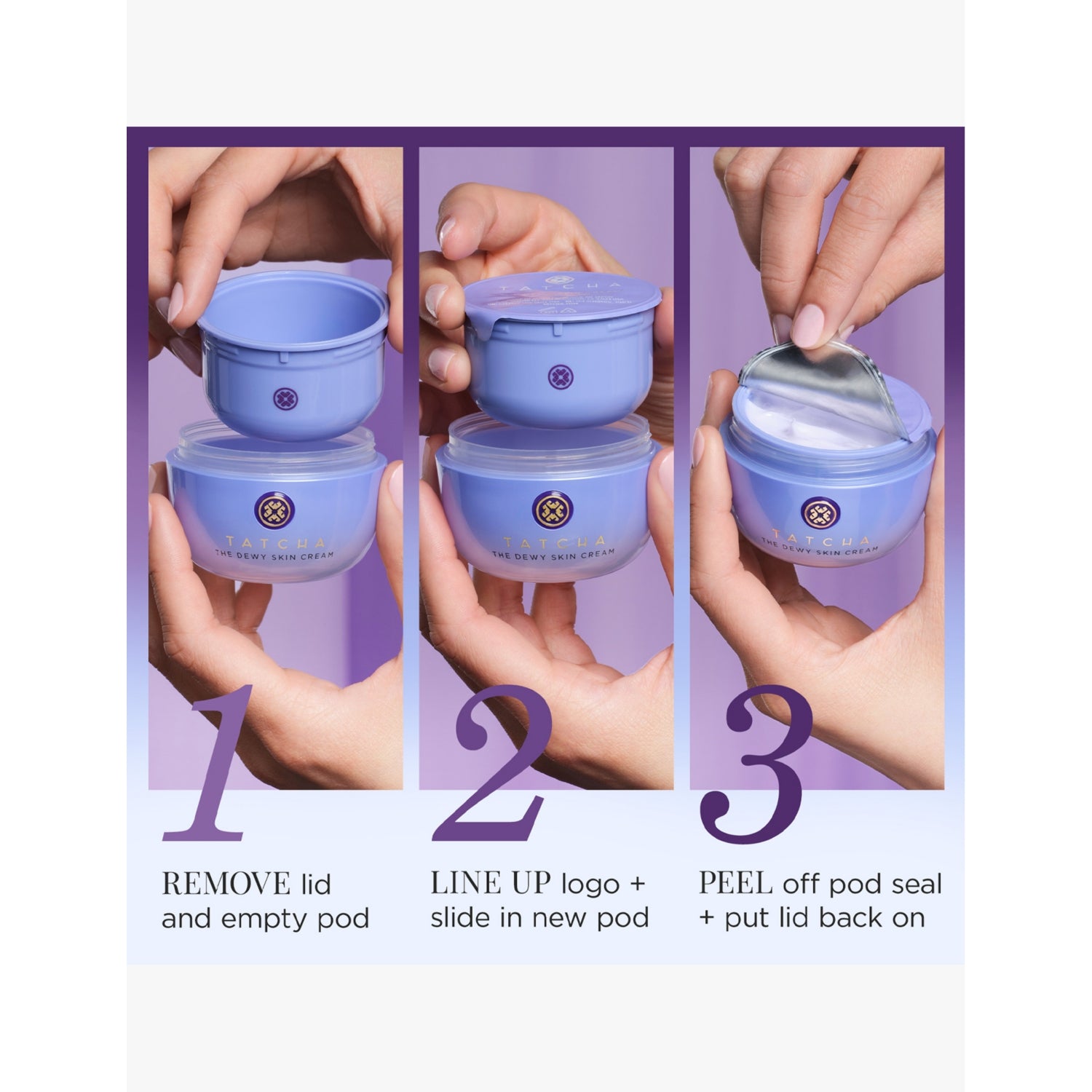 Tatcha The Dewy Skin Cream refill 50ml, imported from the UK