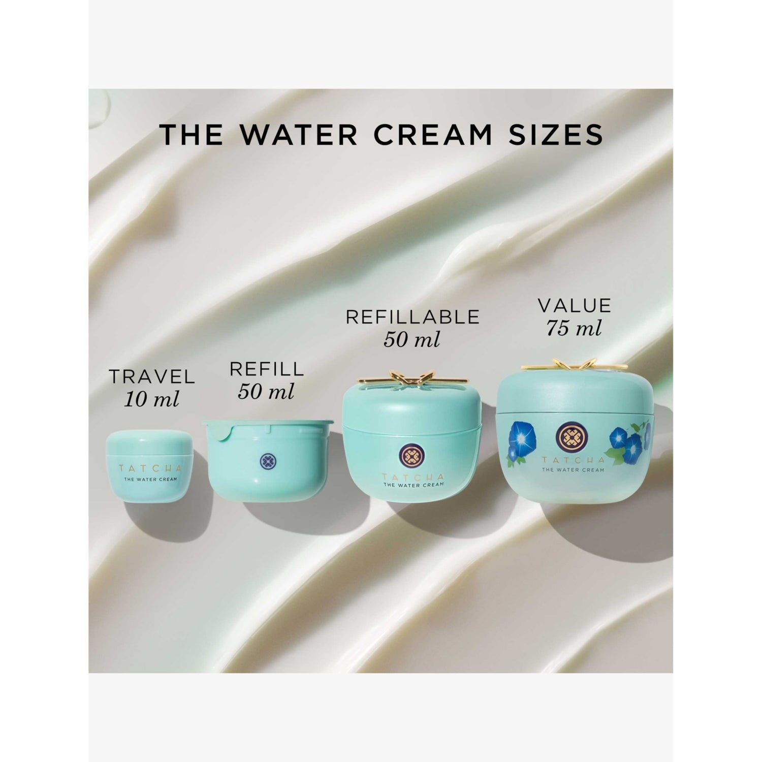 Tatcha water cream refill 50ml, imported from the UK