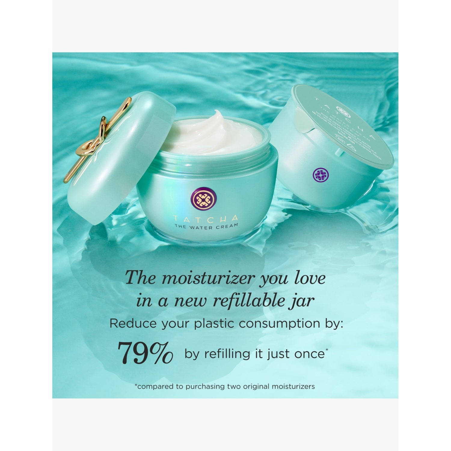 Tatcha The Water Cream refillable 50ml, UK version