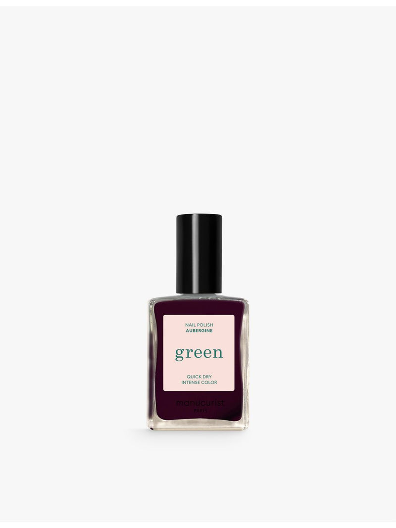 Manucurist Green Aubergine nail polish 15ml, UK version