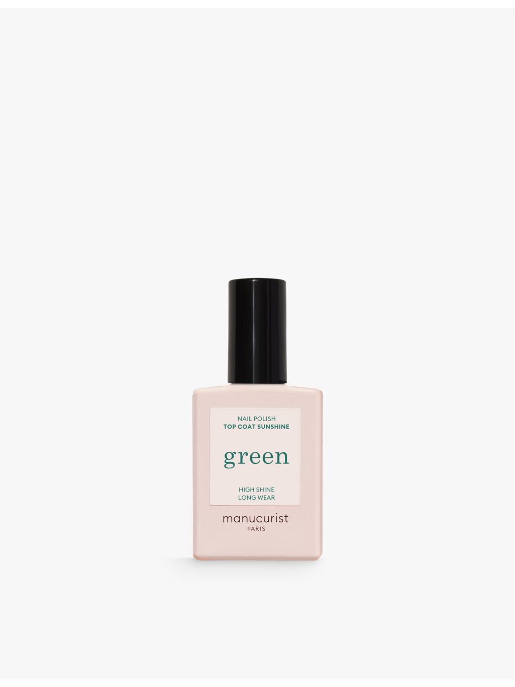 Manucurist Green Sunshine top coat nail polish 15ml, UK version