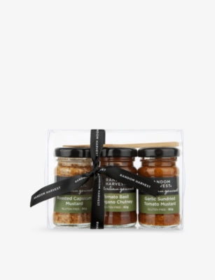Random Harvest Mini Me BBQ condiment trio 180g - British product