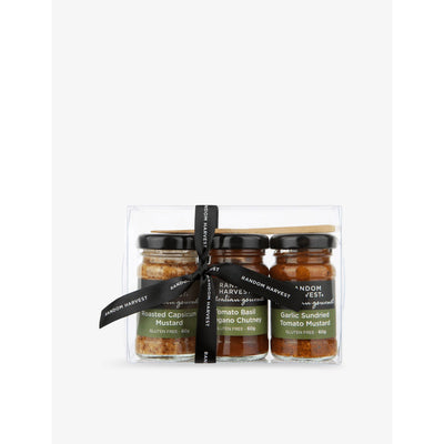 selfridges Random Harvest Mini Me BBQ Condiment Gift Set 180g- Buy online at McGrocer