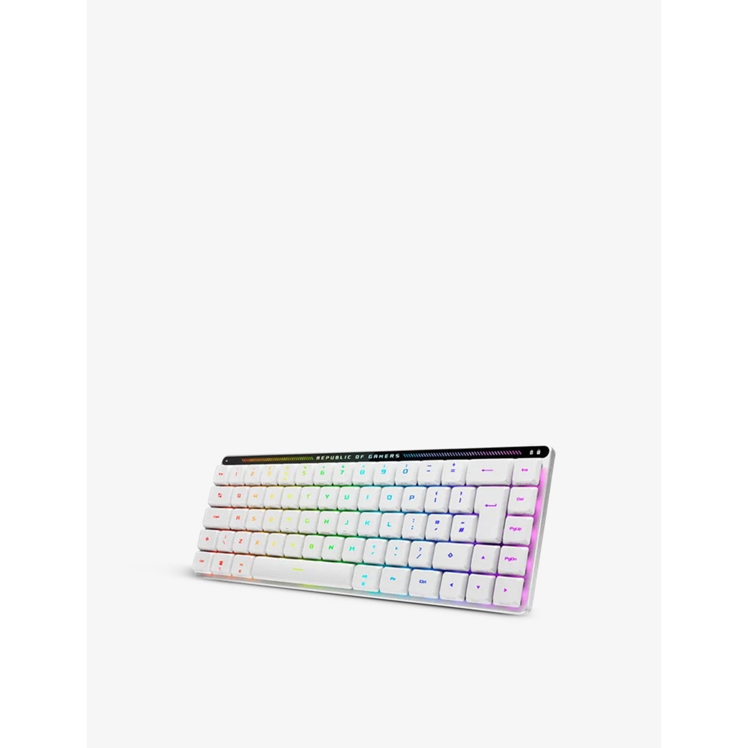 ASUS gaming keyboard ROG Falchion white low profile, imported from the UK