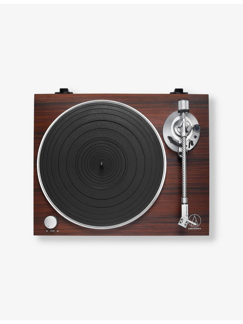 Audio-Technica LPW50BT manual belt drive turntable rosewood finish, imported from the UK
