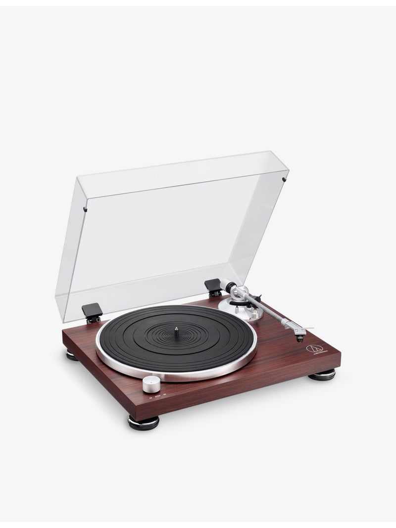 Audio-Technica LPW50BT manual belt drive turntable rosewood finish, imported from the UK