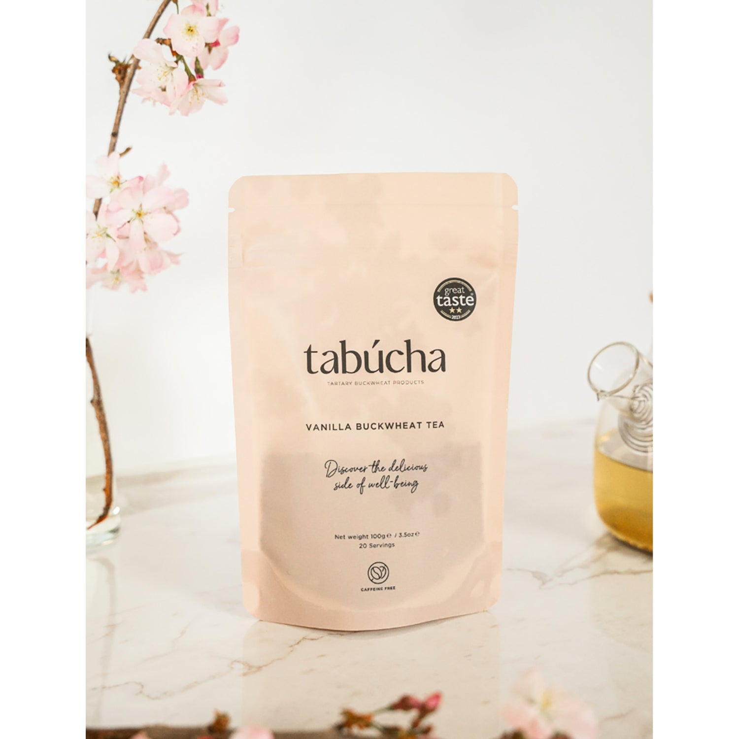 tabúcha vanilla buckwheat tea 100g - British product