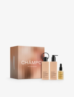 Chmpo Pitta volumising system set with shampoo and conditioner, UK version