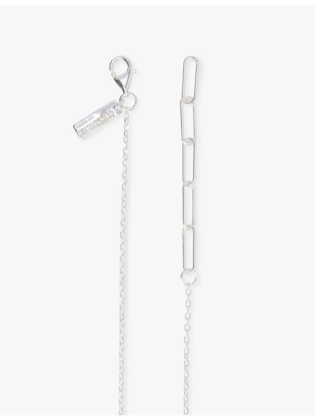 Common Lines 14ct gold plated sterling silver cubic zirconia pendant (British brand)