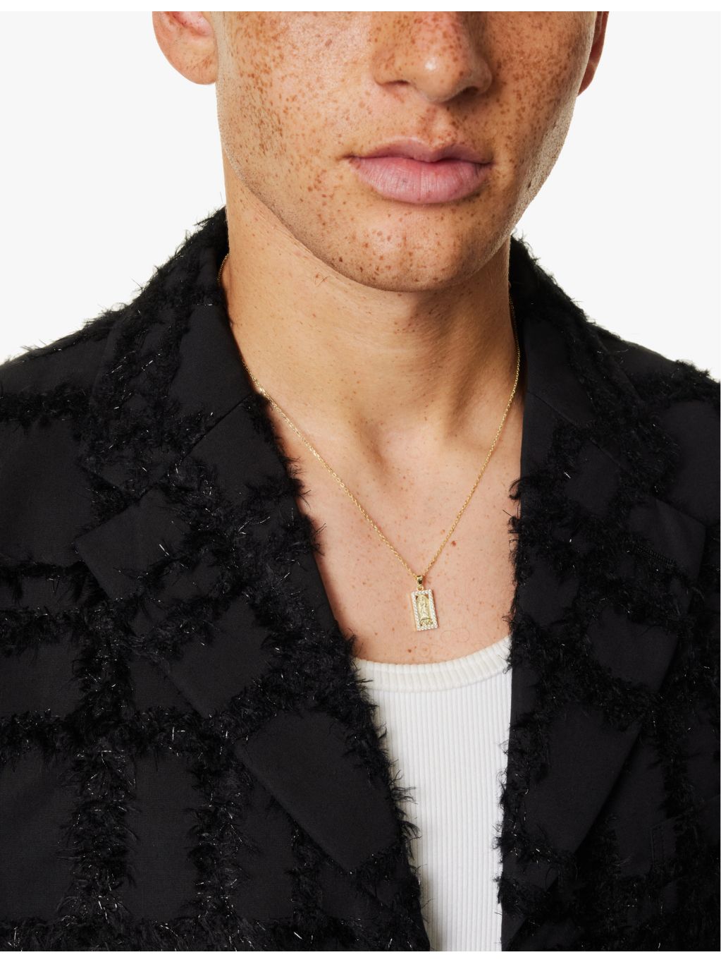 Common Lines Guadalupe Tag necklace, imported from the UK