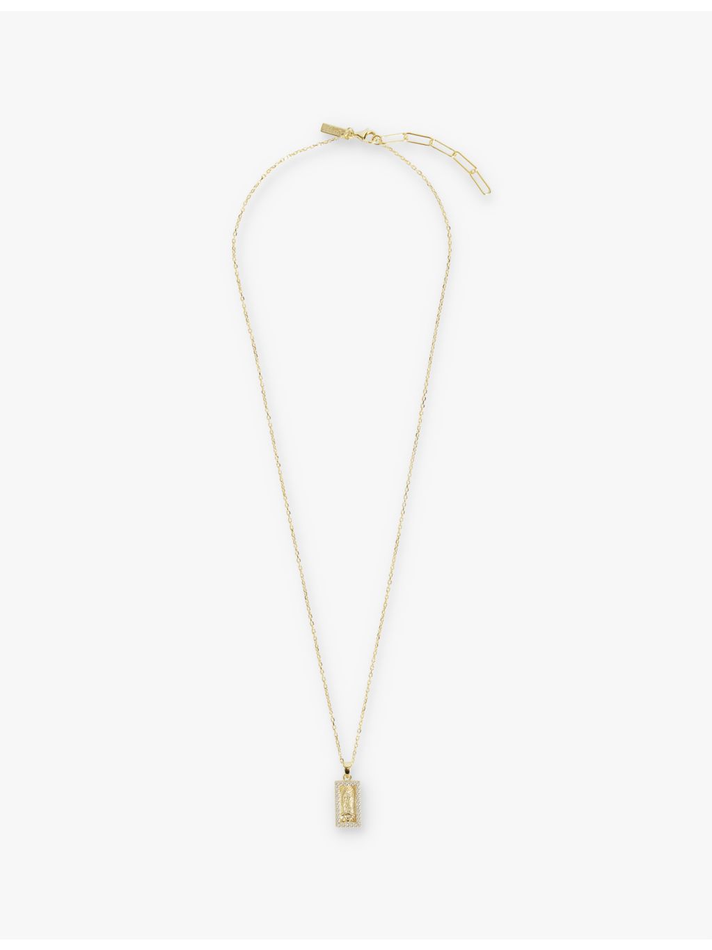 Common Lines Guadalupe Tag necklace, imported from the UK