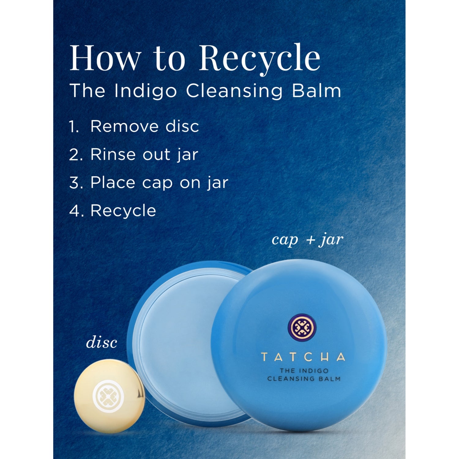 Tatcha Indigo cleansing balm 54g - British product