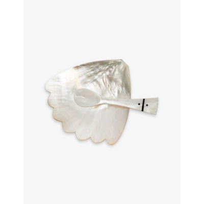 selfridges Gohar World Caviar Mother-of-Pearl Service Set- Buy online at McGrocer