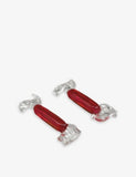 Gohar World candy Murano glass cutlery rest set of two (British brand)