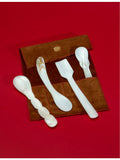Gohar World Column mother-of-pearl dessert spoon set, imported from the UK