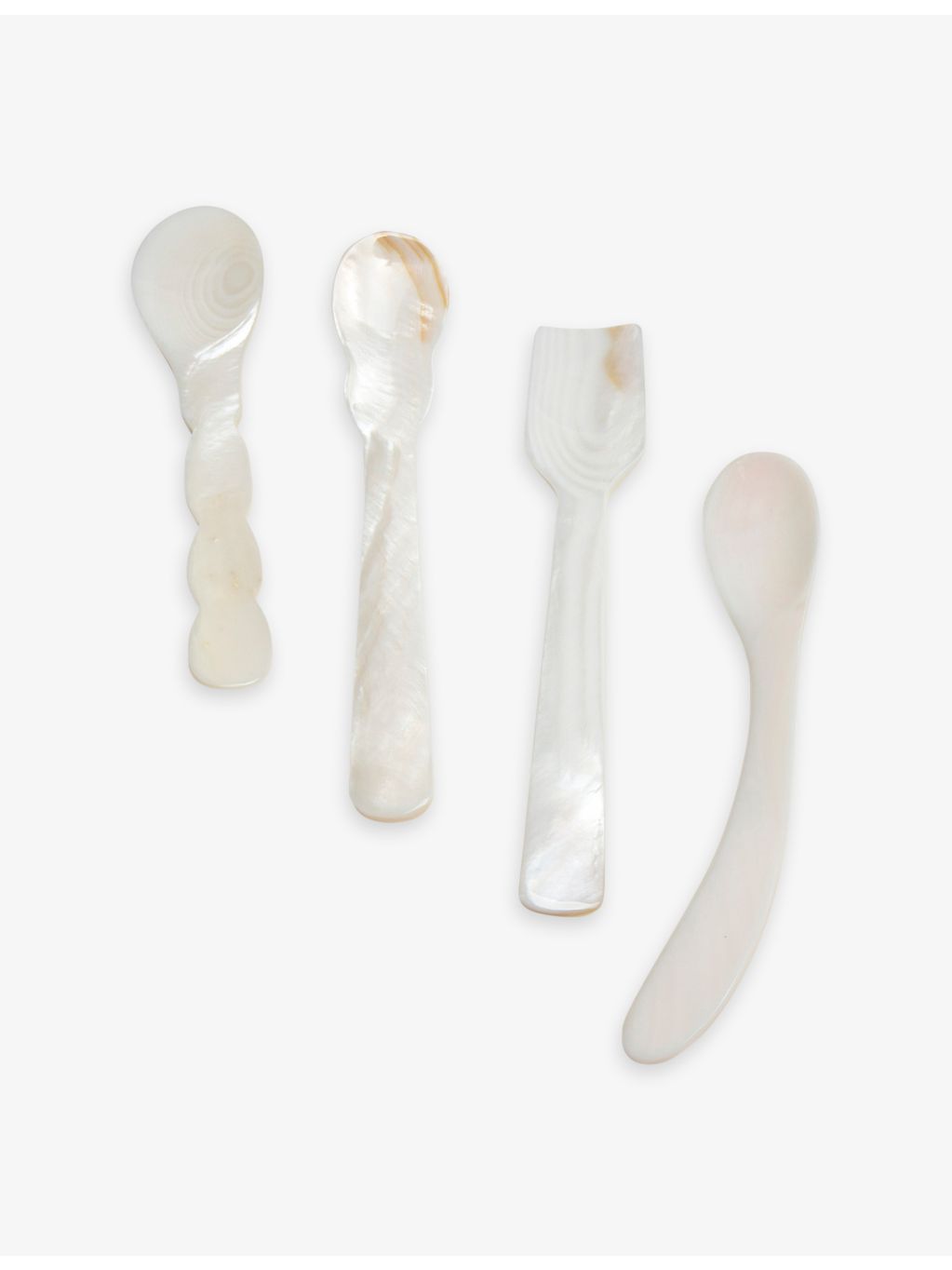 Gohar World Column mother-of-pearl dessert spoon set, imported from the UK
