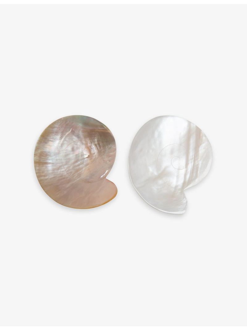 Gohar World mother-of-pearl nautilus shell dish 10cm x 11.4cm (British brand)