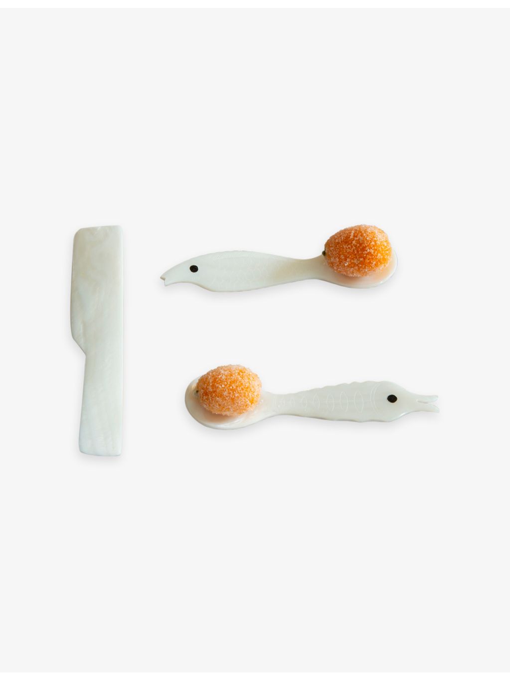 Gohar World Sea Creatures mother-of-pearl spoon set, imported from the UK