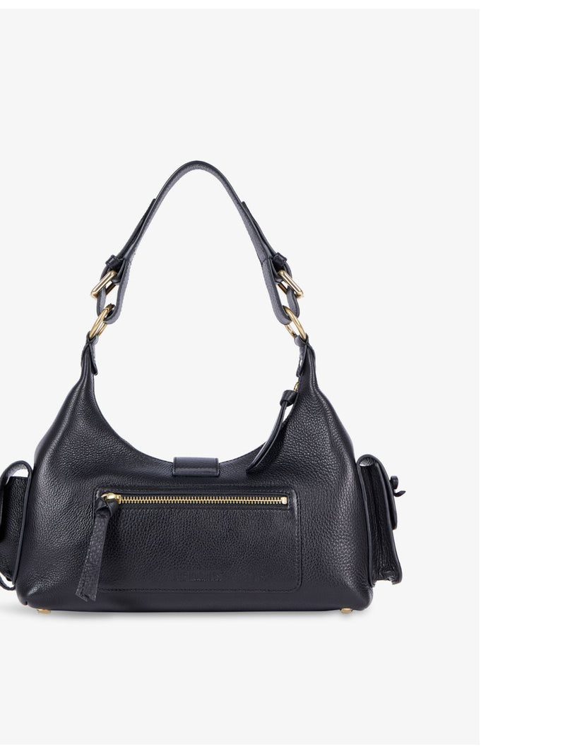The Kooples Amelia multi-pocket leather shoulder bag, UK version