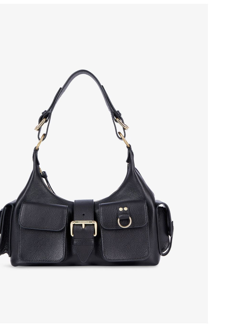 The Kooples Amelia multi-pocket leather shoulder bag, UK version